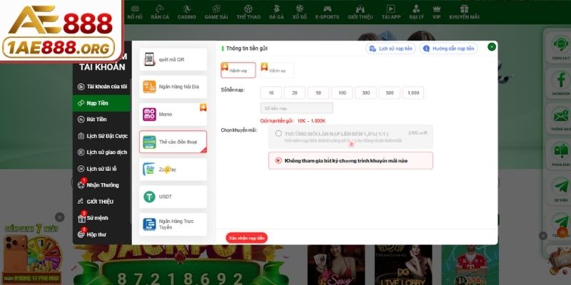 Dễ dàng giao dịch bằng thẻ cào