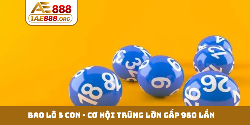 Bao lô 3 con